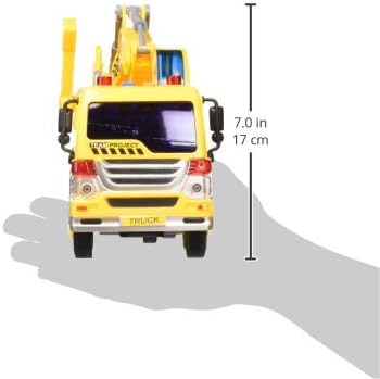 Maxx Action 17 3 Playset Vehicle Transport with Excavator Bright Lights and Construction Sounds | Friction Powered