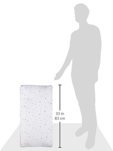TL Care Printed 100% Cotton Knit Fitted Contoured Changing Table Pad Cover, Compatible with Mika Micky Bassinet, Gray