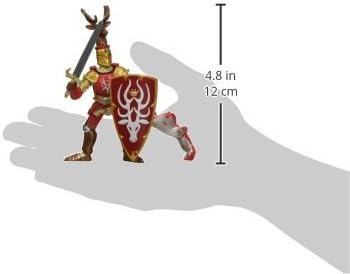 Papo The Medieval Era Figure, Knight Stag Red
