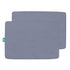 2 Pack 38X 24 Biloban Mini Crib Sheets Fitted, Mini Crib Sheet Fits for Mini Crib Mattress, Neutral Mini Crib Sheets