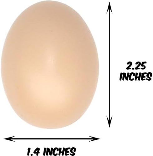 30 PowerTRC Pcs Plastic Eggs Toys, Toy Food DIY Easter Eggs, Real-Life Size Faux Pretend Play Food Play Kitchen
