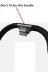 MINILUJIA Baby Stroller Armrest Cover - Universal DustProof PU Leather Handlebar Sleeve with Removable Zipper