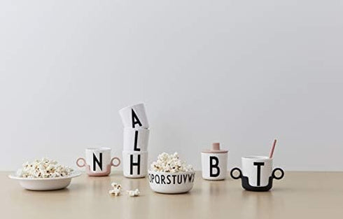 Design Letters Kids Alphabet Melamine Bowl for Salads, Pasta & Snacks, 20201002BOWL