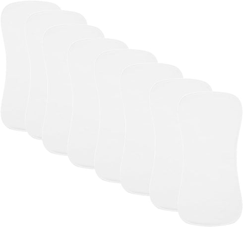 lazyrhino 8 Pack Baby Burp Cloths, Unisex for Boys and Girls, Super Absorbent