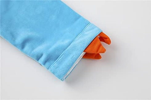 Infant Hooded Bathrobe - Cute Waddle Design for Boys