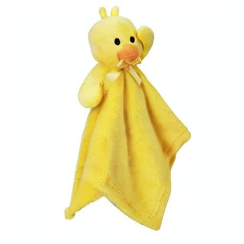Pro Goleem Soft Yellow Duck Security Blanket, Unisex Baby Lovey Gifts for Newborn Toddler Snuggle Toy Stuffed Animal 16