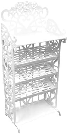 NUOBESTY Doll Shoes Rack Miniature Dollhouse Furniture for Girl Doll Playset Accessories