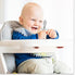Silicone Baby Spoons for Baby Led Weaning, 2-Pack First Stage Feeding Spoon Set, Gum Friendly, BPA Free (Light Blue)