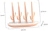 Generic Pink Bottle Drying Rack with Removable Tray Sturdy Plastic Drainer for Baby Bottles and Nipples.