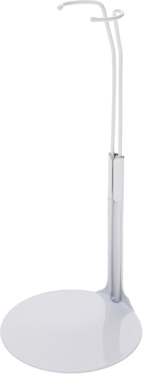 Kaiser Doll Stand 2201, White Doll Stand for 11" to 12" Small-Waisted Fashion Dolls