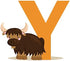 DEKOSH Animal Alphabet Kids Wall Decals - Peel & Stick Educational Stickers for Playroom Classroom