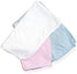 Baby Jay 100% Cotton Receiving Blanket in Blue, Pink or White Boy Girl (Pink) by Baby Jay