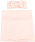 Set Galabloomer Receiving Blanket Headband Flower Print Baby Swaddle Blankets Vintage Rose