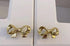UniDes Pack of 2 Gold Brass Knobs, Decorative Bow Knobs for Dresser, Drawers, and Cabinet in Kids Bedroom