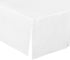 100% 14 Inch EVERYDAY KIDS White Pleated Crib Skirt; Natural Cotton Nursery Crib Bedding Skirt for Baby Boys and Girls;