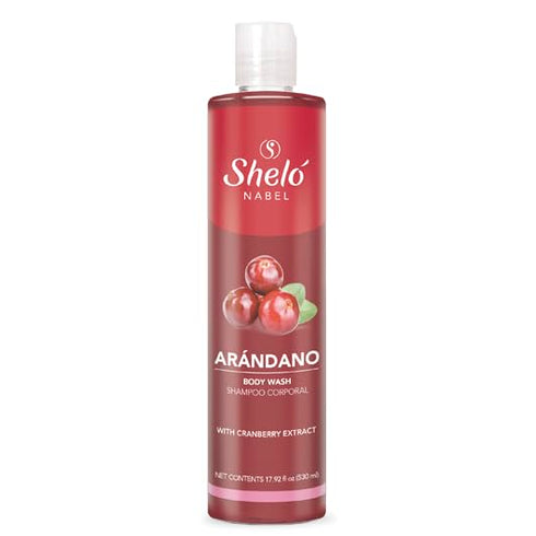 Shel NABEL Shelo Nabel Arandano Body Wash with Cranberry Extract, 17.92 fl oz, Red