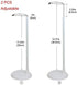 ZITA ELEMENT 2 Pcs Adjustable Doll Stand Support Base for 14-18 Inch Dolls - White Doll Holder