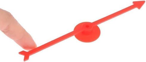 Set (4Pcs Spinner Game Engaging Board Arrow Home and School Party Spinners Plastic Craft with Suction Cup Board Games