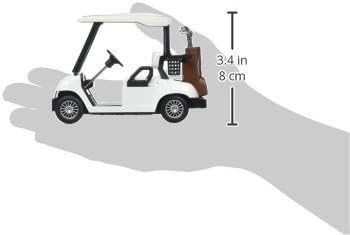 KinsFun Golf Cart Model - 4½" Die Cast Metal Pullback Action Toy (No Decal)