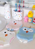 Olivia The Owl Washcloth - Animal Shape Cotton Mitt - Bath Glove for Kids - Cute Puppet Bath Glove (Pink, Blue)
