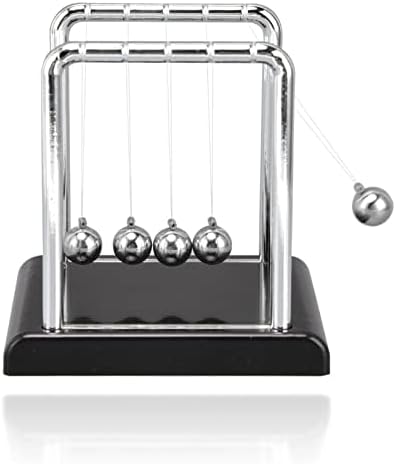 Balance Pendulum Ball, Swinging Balls Physics Science Desktop Decoration Games for Stress Relief and Office Desk