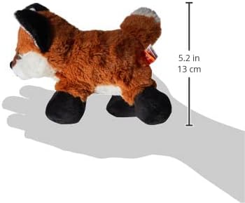 Wild Republic Red Fox Plush - Stuffed Animal, Hug’Ems 7, Gifts for Kids