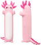Auspicious beginning 20" Cute Axolotl Stuffed Animal Plush Pillow, Soft Kawaii Cat
