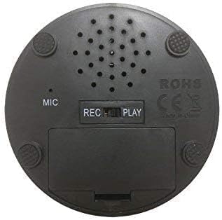 Voice Recorder Button, 30 Second Recording Button, Talking Buttons for Gift Education, Includes 2 AAA Batteries (Red)