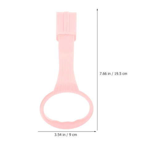 Baby Playpen Pull up Rings 4pcs Baby Crib Pull up Rings Baby Walking Exercises Assistant Rings Baby Bed Stand Up Rings Baby Cot Hanging Rings for Baby Pink