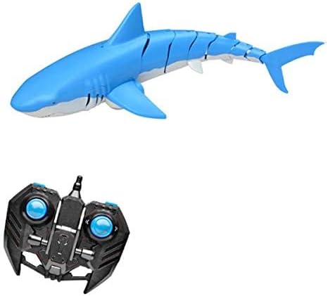 My Pet Elephant 2.4G Swimming FMT Remote Control RC Waterproof Shark Outdoor Pool Toys Lake Boat R/C, unisex-children