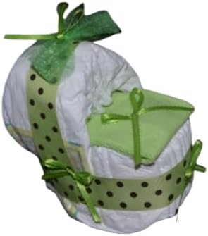 Generic Bassinet Diaper Cake, Carriage Diaper Cake, Diaper Bassinet, Pink Diaper Cake, Pink