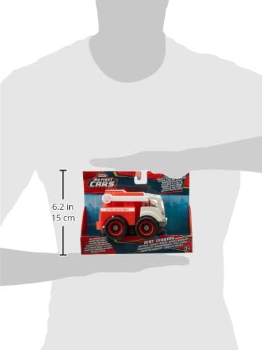 Little Tikes Dirt Diggers Mini Fire Truck, Multicolor Indoor Outdoor Toy Car for Kids 2+
