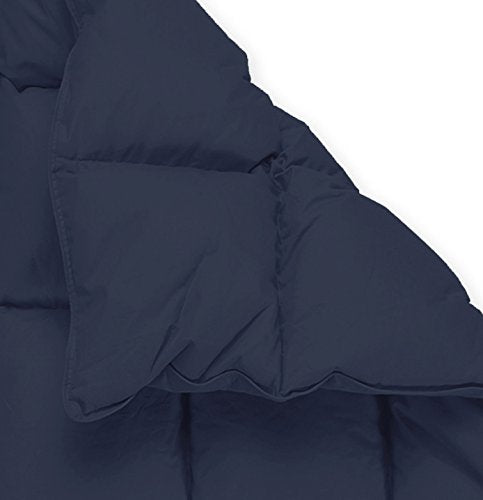 Cozy Navy Blue Down Alternative Baby Comforter for Crib - Soft