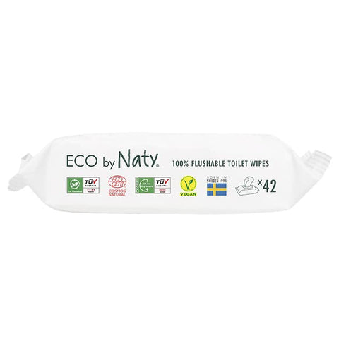 42 Naty Eco-Sensitive Toddler Wipes - Resealable Top - ct