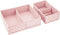 mDesign Fabric Drawer Organizer Bins, Kids/Baby Nursery Dresser, Closet, Shelf, Playroom Organization,