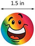 Sticker Roll, 5 Rolls of Back to School Sticker Party Supplies, 500 Stickers for Kids Teachers
