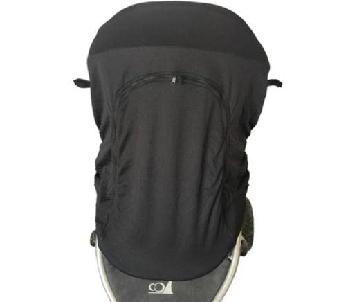 Sun Shade for Strollers, Baby Stroller Sun Protection UV Cover, Blackout Canopy for Infant Joggers and Pushchairs