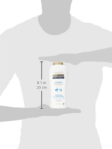 10 oz., Gold Bond Comfort Body Powder for Men and Women, Talc-Free, Fresh Clean Scent With Aloe & Chamomile