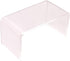 Miniature Desk Dollhouse Furniture Tea Coffee Table, 1:12 Scale Clear Acrylic Modern Accessories