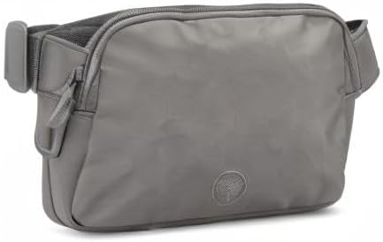 Pack Parker Baby Co. Diaper Belt Bag - Portable Fanny Diaper Bag, Crossbody Bag for Moms - Birch Belt Bag - Gray