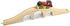 OrgMemory Wooden Train Bridges, Crossing Track Bridge, Wooden Train Track Accessories, Wood Train Tracks, Train Tracks