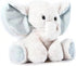 TCBunny Baby Elephant Bedtime Stuffed Animal Plush Toy Gift, 11", Kids, Amy (White)
