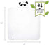 30 30 Inch HIPHOP PANDA Hooded Towel - Rayon Made from Bamboo, Bath Towel with Bear Ears for Newborn, Babie, Toddler