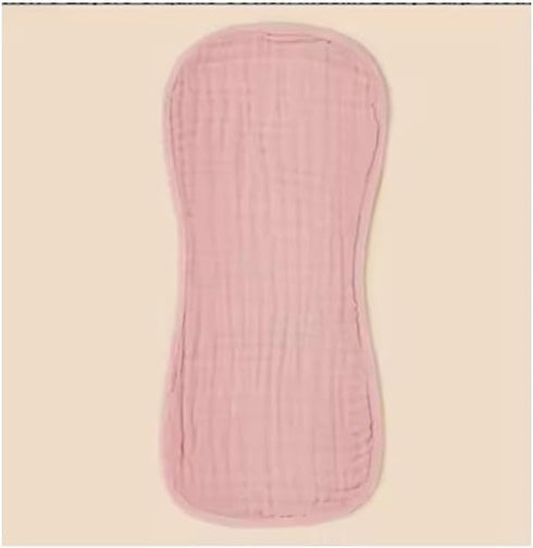Generic Baby Muslin Organic 100% Cotton Baby Burp Cloths, Vintage Pink