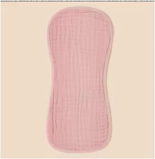 Generic Baby Muslin Organic 100% Cotton Baby Burp Cloths, Vintage Pink