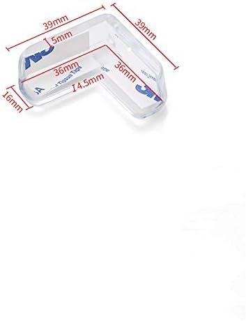 Baby Soft Corner Protectors, Clear Furniture Table Desk Bumpers, Safety Baby Proofing, 10 Pack
