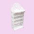 NUOBESTY Doll Shoes Rack, Miniature Dollhouse Furniture for Girl Doll Playset Accessories