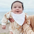 100% DiaperSquad's Organic Cotton Baby Drool Bibs, Super Absorbent & Adjustable Baby Bibs for Drooling and Teething