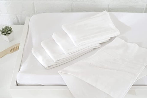 Brandilo 27 27 100% (12) High Absorbancy Reusable Flat Cloth Diapers, Soft & Safe X Cotton Burp Cloth, Also Great