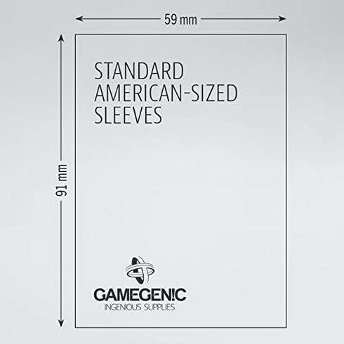 10 Packs 50ct Gamegenic Prime Board Game Sleeves Standard American Size Card Sleeves Display Case